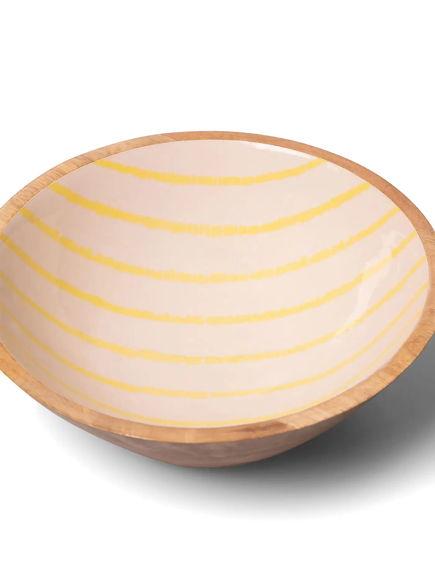 FYNCH HATTON | Schüssel klein 20cm SINGITA Lemon Stripe | gelb